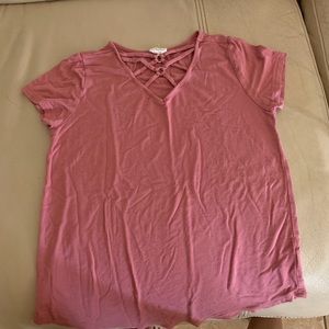 Girls small pink top